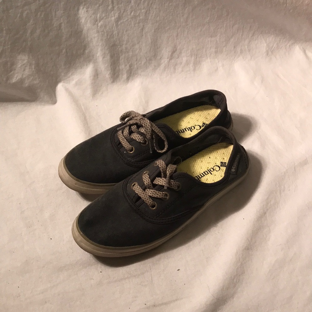 *5/$25!* Columbia Casual Sneakers Gray Laceup US 6